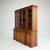Monumental Style Burl Wood Fsux Bamboo China Library Cabinet or Hutch Bookshelf For Sale - Image 4 of 6