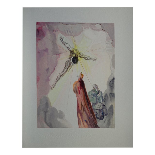 Salvador Dali, Appearance of Christ, Woodcut For Sale