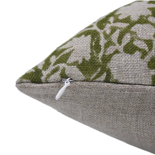 Industrial Fabdivine Decorative Cushion Cover 14x14 Inch Block Printed Home Accent- Chakri For Sale - Image 3 of 5