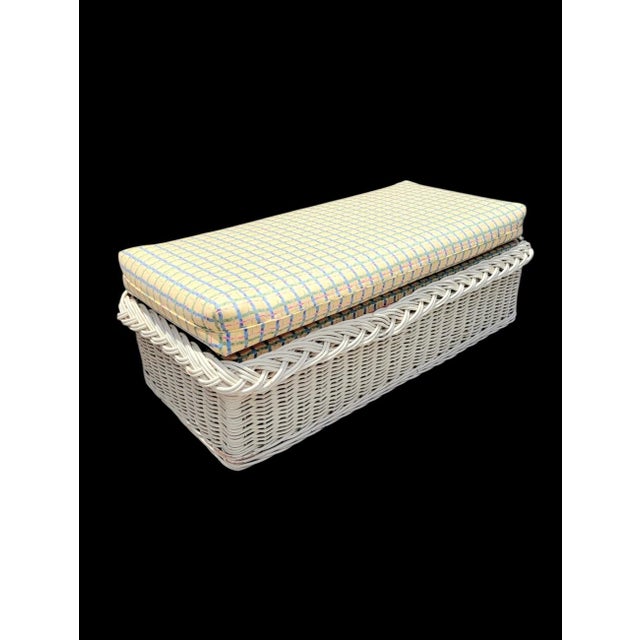 ​Add effortless coastal charm and vintage character to your space with this stunning large braided wicker wicker...