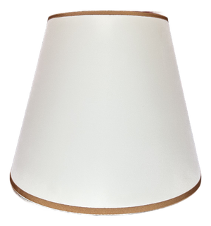 Silk Off White Suede Lampshade