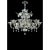 Venetian floreal Murano glass chandelier with leaves and flowers pinched by hand full of precious white details. That give...