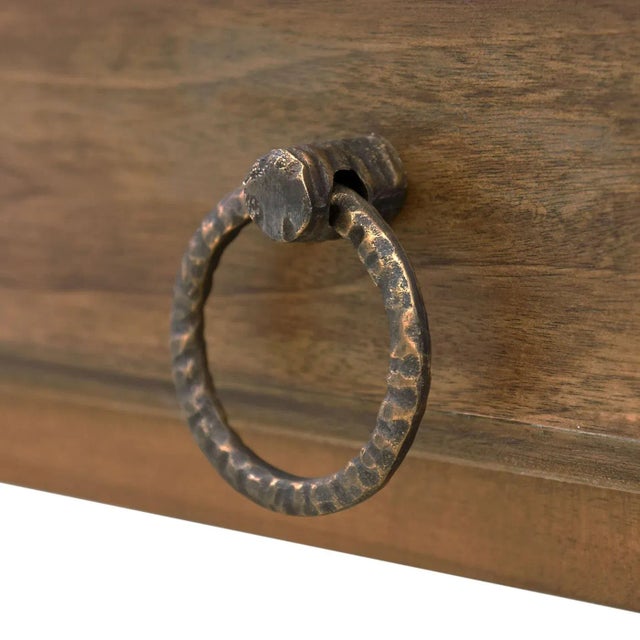 Brown French Provincial Large Kitchen Island For Sale - Image 8 of 12