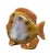 Ceramic Multi-color Yellow Tropical Fish Decor Display cs2584 For Sale - Image 4 of 5