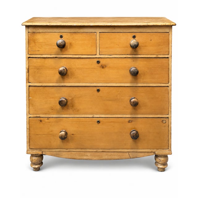 19th Century Victorian Pine Chest of Drawers For Sale - Image 11 of 11