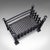 Antique Fire Basket, English, Wrought Iron Fireplace Grate, Victorian, c.1885 For Sale - Image 6 of 10