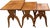 Mid 20th Century MCM Nesting Tables - Set of 3 For Sale - Image 5 of 12