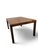 Mastercraft 1980s Mastercraft Burl Wood & Inset Brass Parsons Dining Table With 2 Leaves For Sale - Image 4 of 10