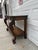 Vintage Neoclassical Revival Console Table With Ornately Carved Scroll Supports and Lower Shelf For Sale - Image 4 of 12