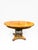 1960s 1960s Mastercraft Burl Wood Expandable Round Dining Table With Brass Pedestal Base and Three Leaves For Sale - Image 5 of 12