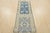 Oushak Runner 2’7” X 9’10” Blue Wool Tribal Hand-Knotted Oriental Rug For Sale - Image 12 of 13