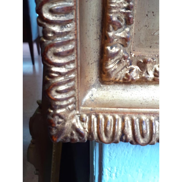 Blue Madonna & Child, 1800s, Oil on Canvas, Framed For Sale - Image 8 of 9