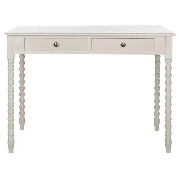 O' Mara 2 Drawer Desk - Taupe For Sale - Image 11 of 11