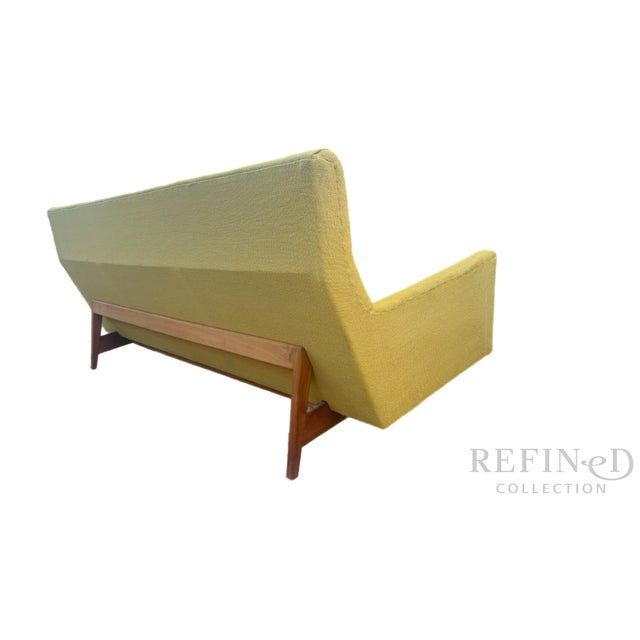 1950s Attributed to Jens Risom Sofa – Original Family Ownership, Reupholstery Project For Sale - Image 9 of 11