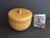 Almond Nathan Taylor Nantucket Woven Basket Jar With Ash Wood Lid For Sale - Image 8 of 15