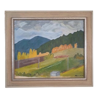 H. Westman, Northern Landscape, 1959, Oil on Canvas For Sale