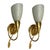 Gold Gilded Wall Sconces with Murano Glass Shades, 1980s, Set of 2 For Sale - Image 11 of 11