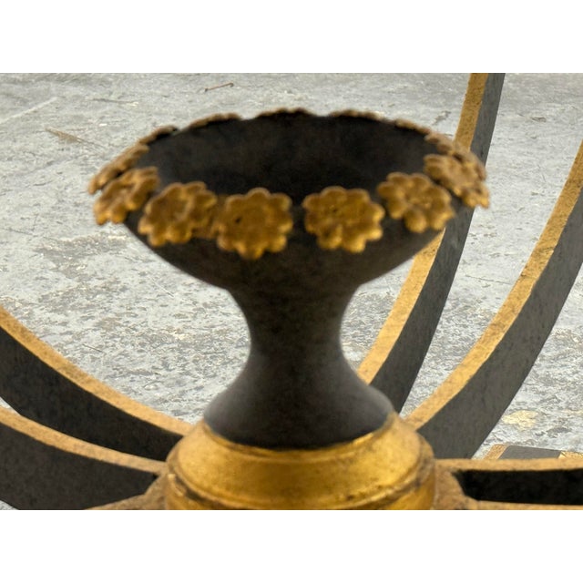 Cream Thomas Pheasant for Niermann Weeks Neoclassical Marble Top Center Table. 48.5 Inches For Sale - Image 8 of 12