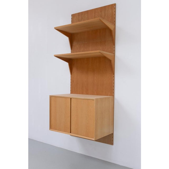Mid-Century Modern Danish Modern 1-Bay Modular Oak Wall Unit by Poul Cadovius for Cado, 1960s For Sale - Image 3 of 18