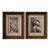 Pair of Classical Sculpture Study Prints in Gilt Frames – Grand Tour Style, 7” X 9” For Sale