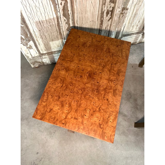 Brown Tables by Guy Lefèvre for Maison Jansen, 1970, Set of 2 For Sale - Image 8 of 14