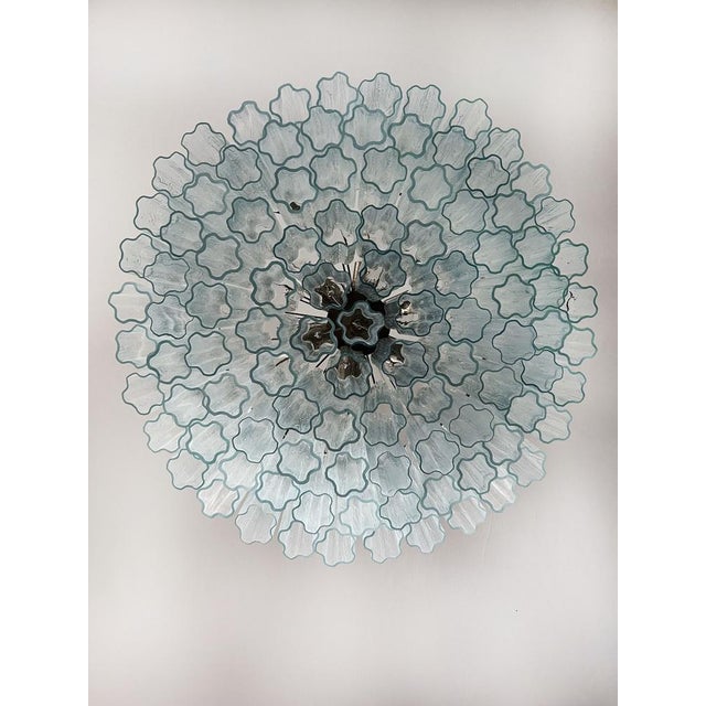 Large Murano Glass Chandelier, 1990 For Sale - Image 8 of 17