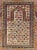 Late 19th Century Antique Caucasian Shirvan Rug in Ivory Background Rust Yellow and Dark Brown For Sale - Image 4 of 6