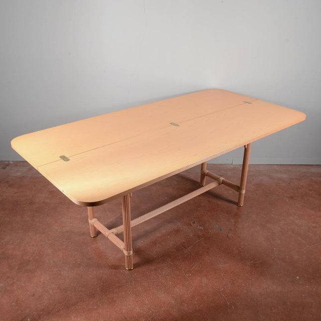 1980s Vintage Folding Desk or Console Table For Sale - Image 5 of 18