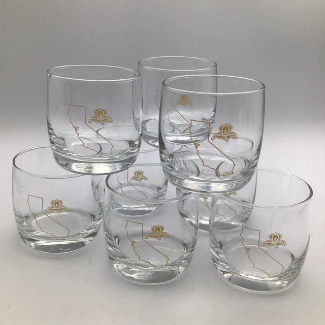 Vintage California Crown Royal Lowball Glasses-Set of 8 For Sale - Image 13 of 13