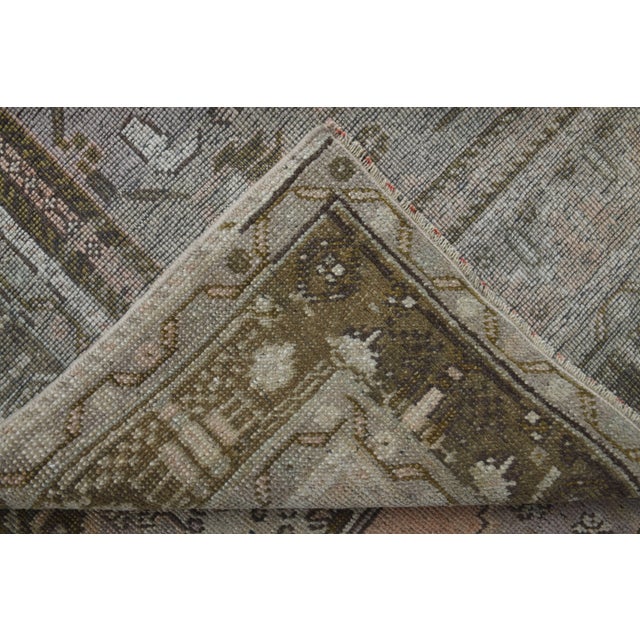 1970s Vintage Turkish Handmade Wool Cotton Soft Terracotta Runner Rug For Sale - Image 4 of 11