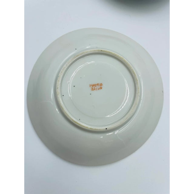 Vintage White Dragon Ware Lusterware Moriage Geisha Lithophane Tea Set- 15 Pieces For Sale - Image 9 of 13