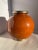 Mediterranean Glazed Pottery Vase With Metal Trim For Sale - Image 3 of 8