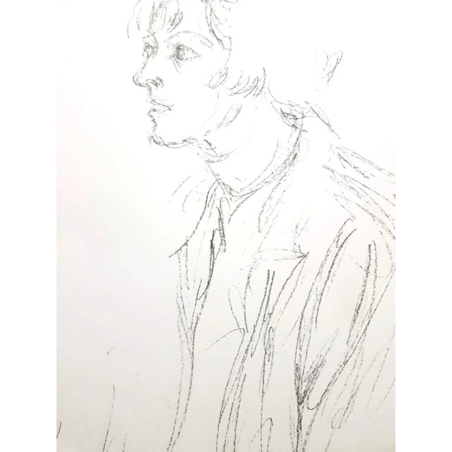 Wood Alberto Giacometti - Original Lithograph 1964 For Sale - Image 7 of 9