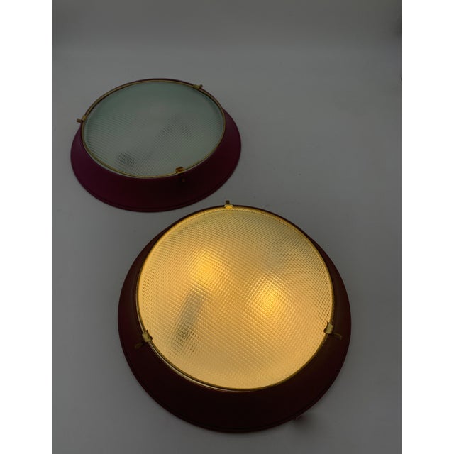 1950s Ceiling Lights from Fontana Arte, 1950, Set of 2 For Sale - Image 5 of 6