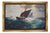 Franz Müller-Gossen, Sailboats in a Storm, 1920s, Oil on Canvas For Sale