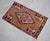 Small Turkish Rug Hand Knotted Faded Entryway Mat Bath Rug Kitchen Rug - 18'' X 30'' For Sale - Image 10 of 13