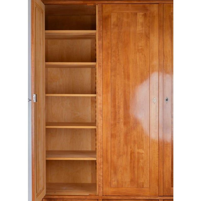 Antique Biedermeier Wardrobe, 1860s For Sale - Image 5 of 9