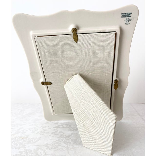 Exquisite Lenox China Bears Heirloom Collection Portrait Frame Mint Condition Late 20th Century For Sale - Image 11 of 12