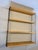 Floating Wall Shelf in Oak Veneer and Black Metal, 1960s For Sale - Image 6 of 14