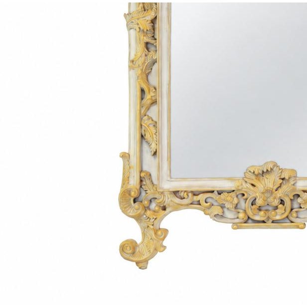 Vintage 20th-Century Italian Baroque Gilded Wall Mirror For Sale - Image 4 of 10