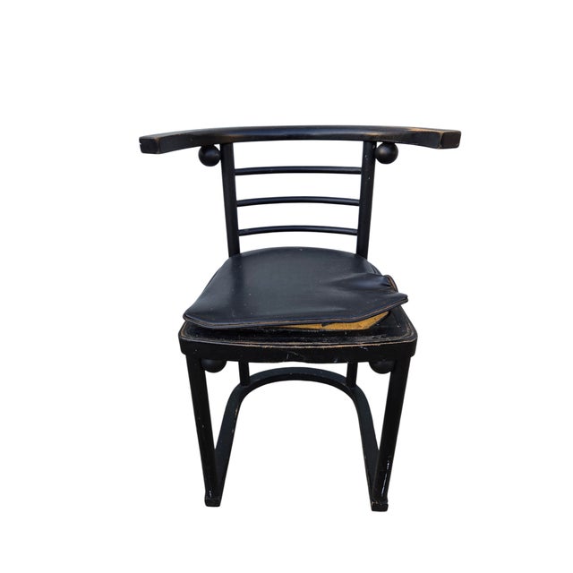 Art Deco 1960s Kohn Chair Model No. 728 Fledermaus by Josef Hoffmann Thonet For Sale - Image 3 of 18