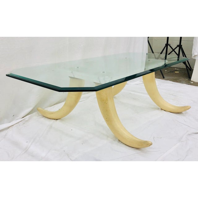 Vintage Tusk Coffee Table For Sale - Image 13 of 13