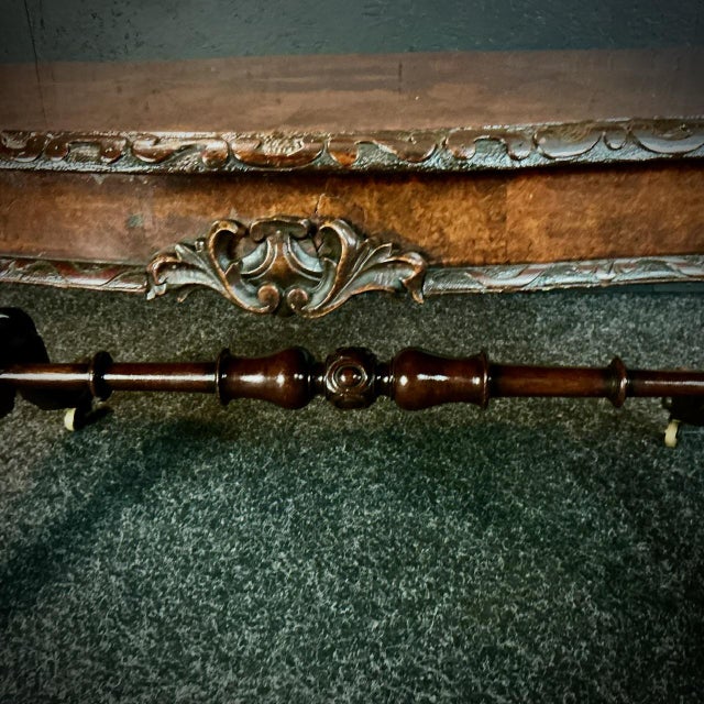 Victorian Burr Walnut Coffee Table, 1865 For Sale - Image 6 of 8