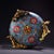Vintage Cloisonne Enamel Incense Burner – 8.7" Gilt Tripod Censer With Dragon Lid For Sale - Image 4 of 10