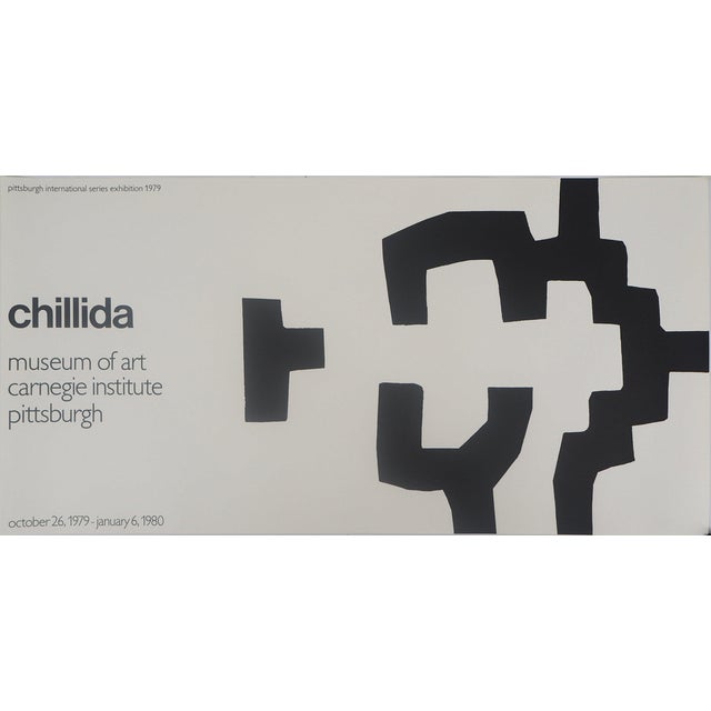 Abstraction Poster after Eduardo Chillida For Sale
