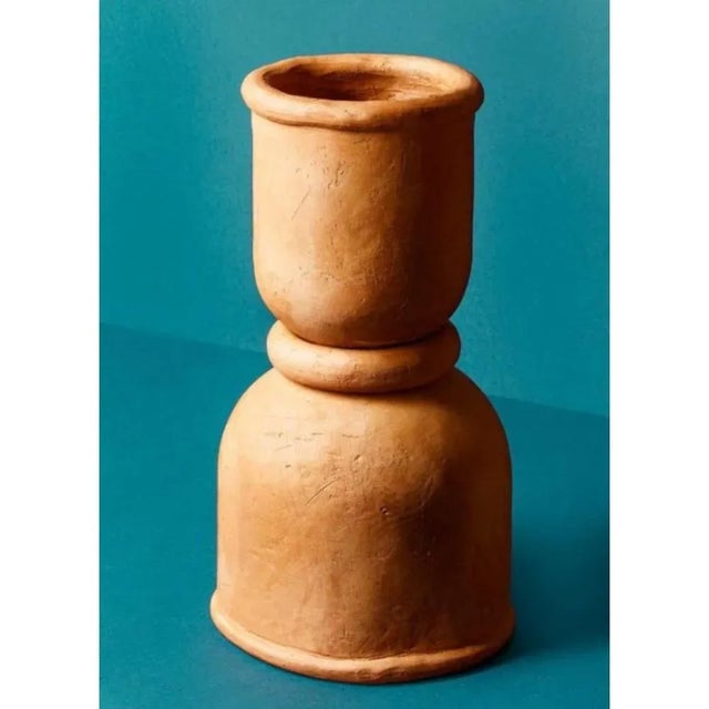 Mix & Match large vase by Tero Kuitunen Material: Handbuild terracotta. Dimensions: D22 x H40 cm Also Available: Two...