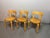 First Edition Model 69 Chairs in Plywood by Alvar Aalto for Artek, Finland, 1940s, Set of 3 For Sale - Image 6 of 9