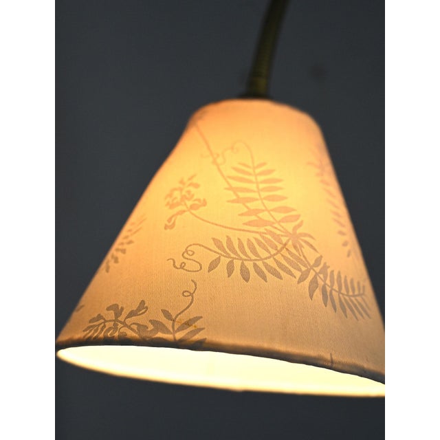 Vintage Wall Light with Golden Arm, 1960s For Sale - Image 4 of 7