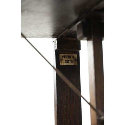 English Side Table or Cake Stand in Oak, Late 19th-Early 20th Century For Sale - Image 6 of 9