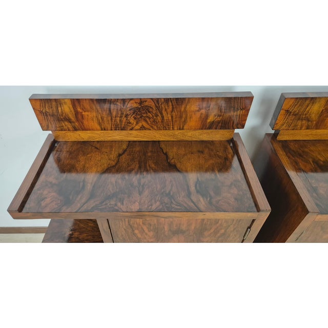 Vintage Art Deco Bedside Tables, 1920, Set of 2 For Sale - Image 13 of 18